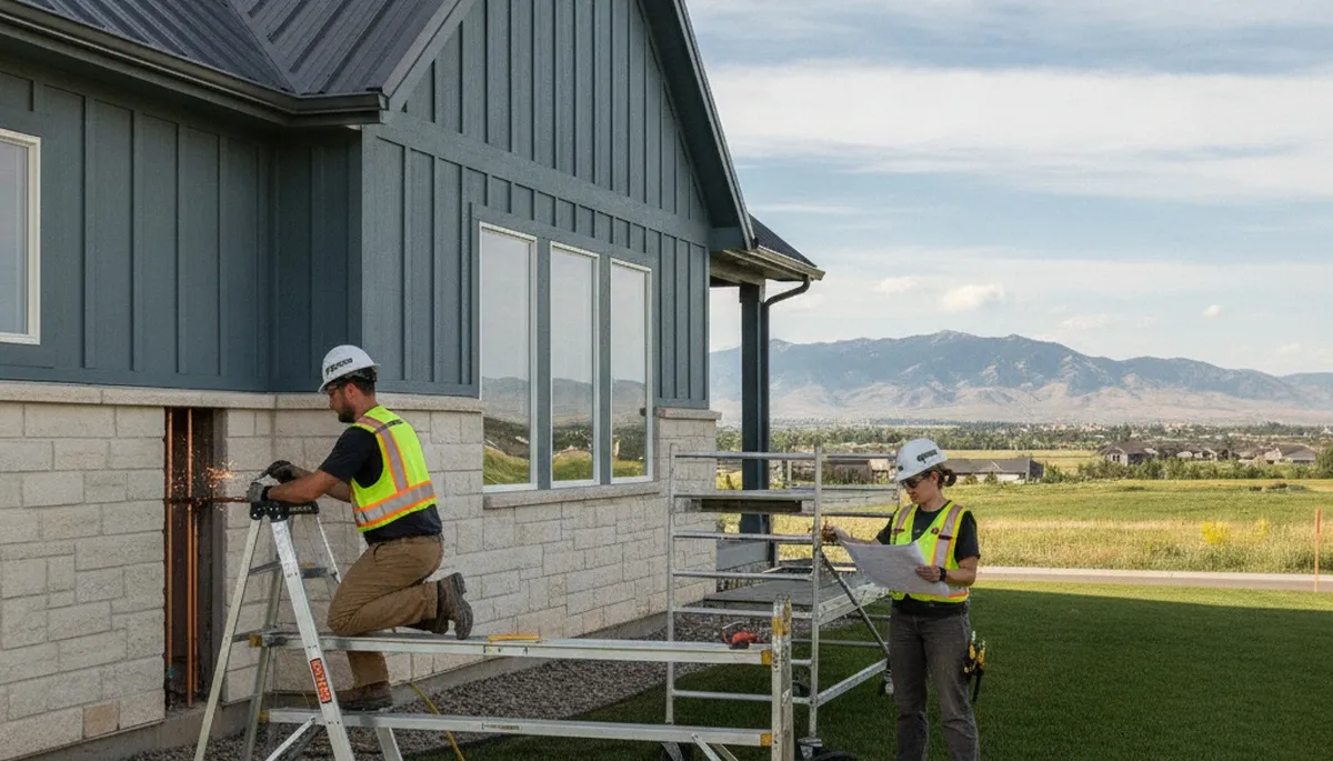 Salt Lake City, UT plumber repairing a plumbing leak for residential service