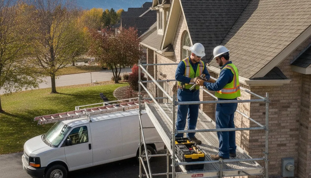 Salt Lake City, UT plumber repairing a residential plumbing leak
